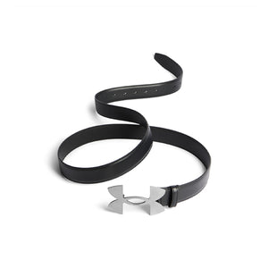 발렌시아가 X 언더아머 가죽 벨트 블랙