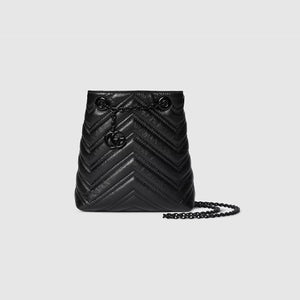 구찌 GG 마몽 나노 버킷백 블랙 856404
