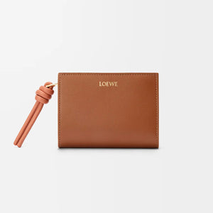 로에베 노트 컴팩트 지갑 탠/파파야