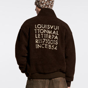 루이비통 지퍼 플리스 블루종 브라운 1AJTU1