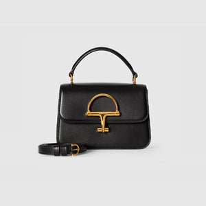 구찌 시에나 스몰 탑 핸들백 블랙 ‎855536 (박규영 착용)