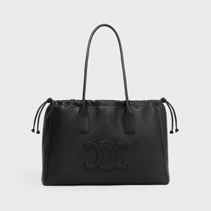 셀린느 퀴르 트리오페 드로스트링 카바스백 블랙 스몰/라지