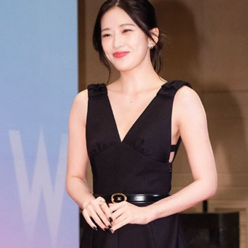 셀린느 미디엄 알렉스 리버시블 25MM 벨트 블랙/탠 (안유진 착용)