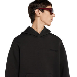 [국내배송] 구찌 로고 자수 후드티 블랙