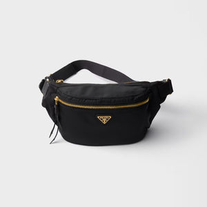 프라다 리나일론 및 사피아노 가죽 벨트백 1BL046