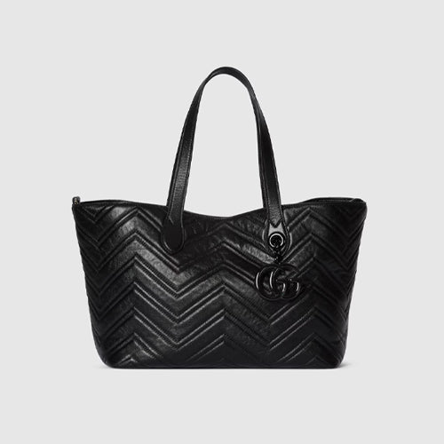 구찌 GG 마몽 미디엄 토트백 블랙 855279