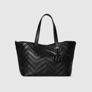 구찌 GG 마몽 미디엄 토트백 블랙 855279