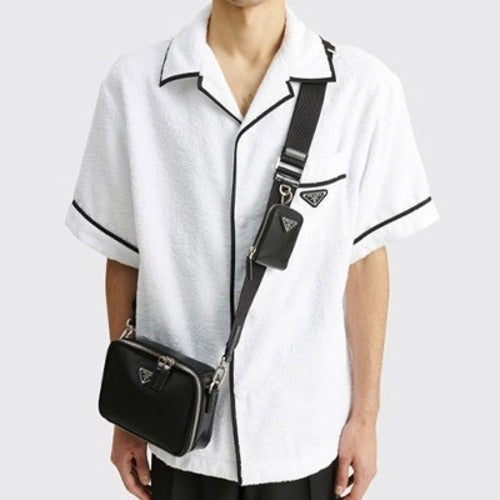 프라다 리나일론 브리크 크로스백 블랙 2VH070