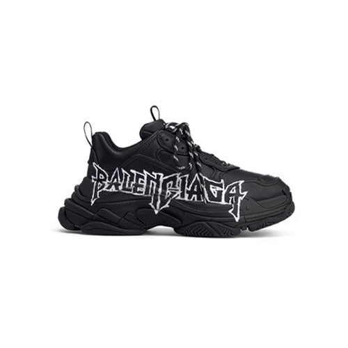 발렌시아가 트리플S DIY 메탈 스니커즈 블랙