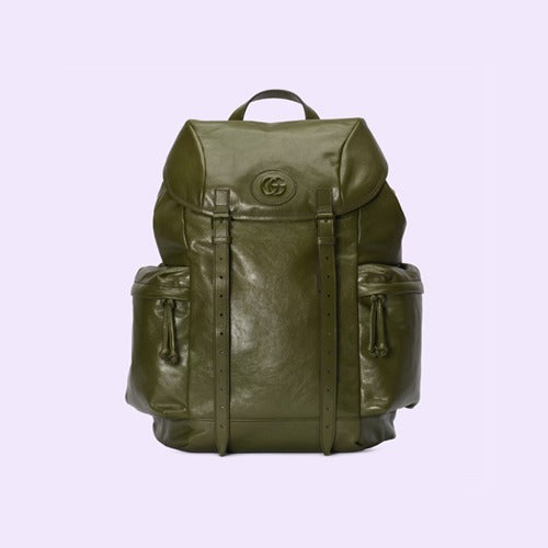 구찌 토널 더블 G 백팩 그린 725657