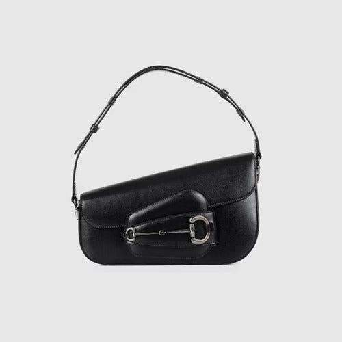 구찌 홀스빗 1955 스몰 숄더백 블랙 764155