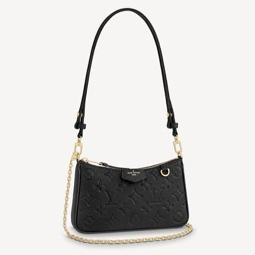 루이비통 이지 파우치 온 스트랩 숄더백 블랙 M80349