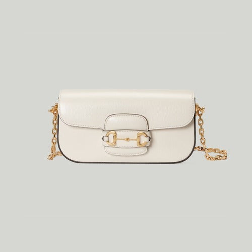 구찌 홀스빗 1955 숄더백 화이트 735178 (하니 착용)