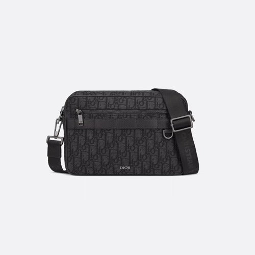 디올 사파리 맥시 메신저 백 블랙