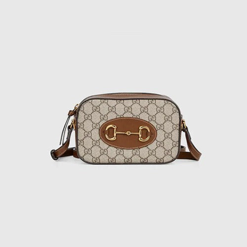 구찌 홀스빗 1955 스몰 숄더백 브라운 760196