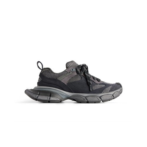 발렌시아가 3XL 스웨이드 메시 스니커즈 블랙