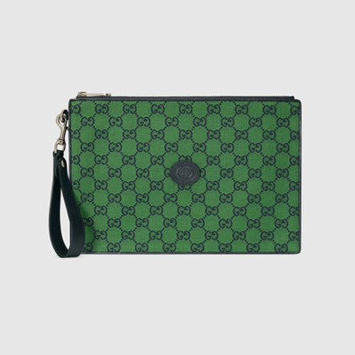 구찌 GG 멀티컬러 클러치 그린