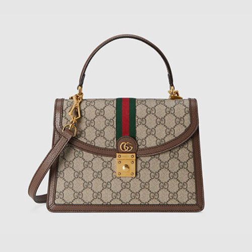 구찌 오피디아 웹 스몰 탑 핸들백