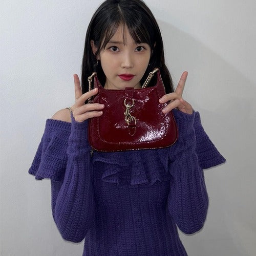 구찌 재키 노떼 미니백 레드 782889 (아이유,하니,조이현 등 다수 연예인 착용)