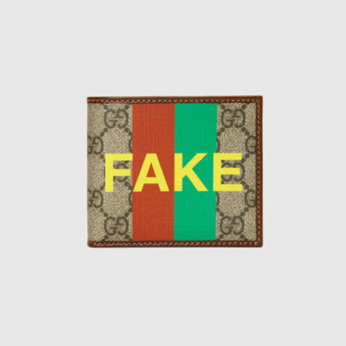 구찌 페이크낫 프린트 반지갑