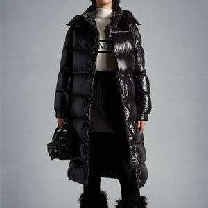 몽클레어 카베타즈 롱 패딩 다운 자켓 블랙