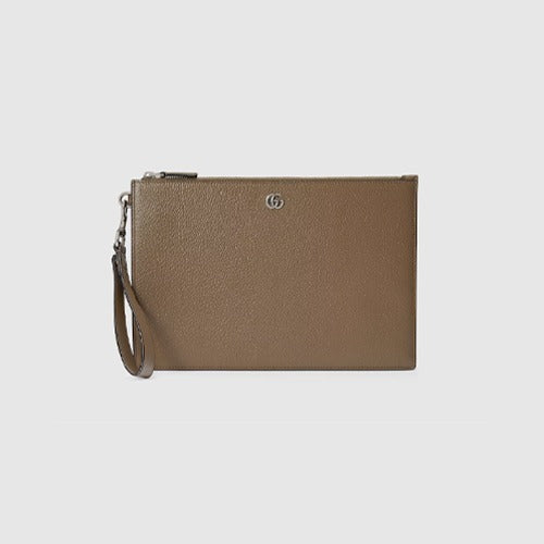 구찌 GG 마몽 클러치 브라운 475317