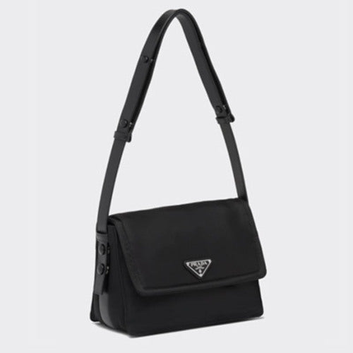 프라다 스몰 패딩 리나일론 숄더백 블랙