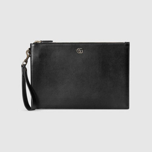 구찌 GG 마몽 클러치 블랙/실버