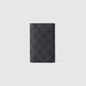 구찌 GG 디테일 롱 카드지갑 ‎블랙/그레이 768249