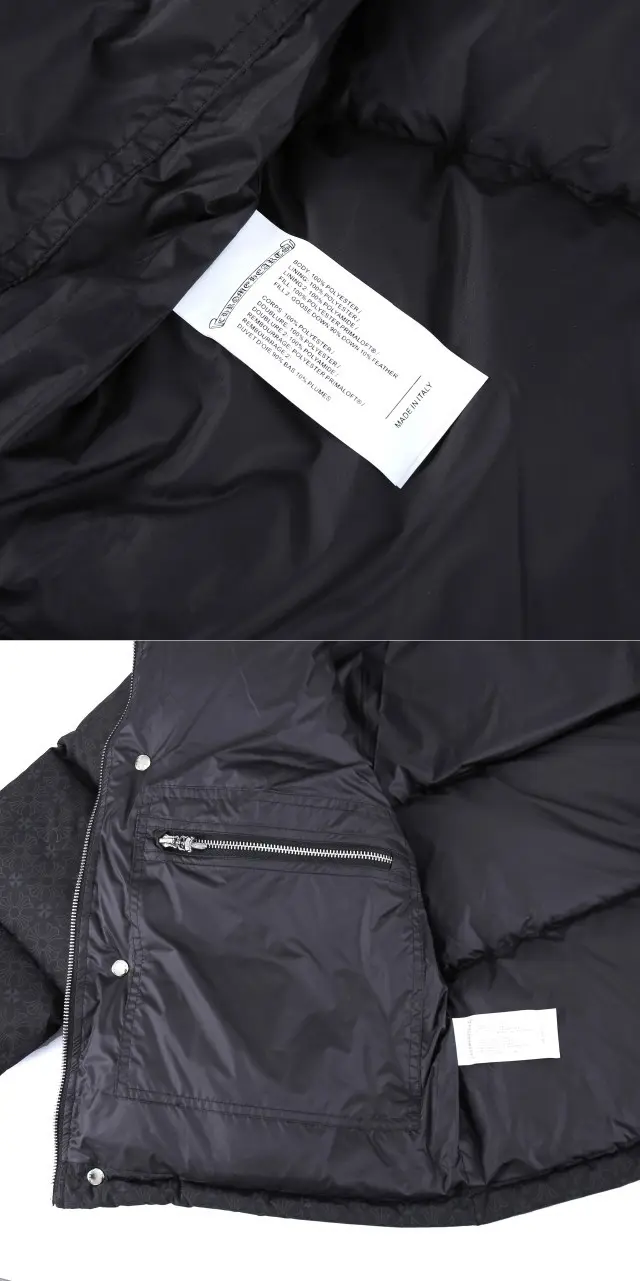 크롬하츠 STIFF 패딩 블랙 판매 제품 실사