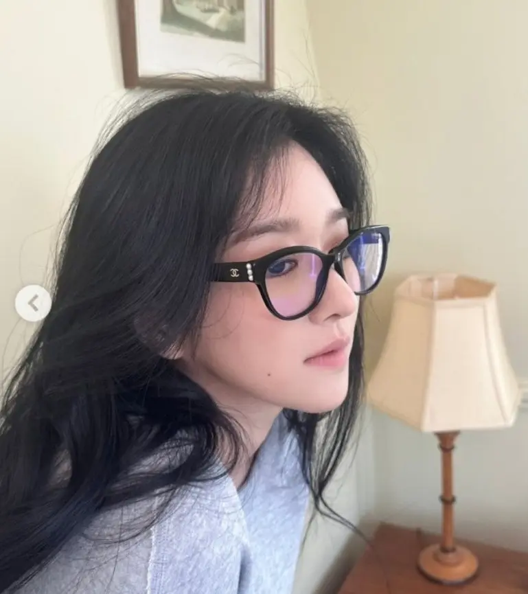 [국내배송] 샤넬 3440 안경 블랙 정품·착용 참고 이미지