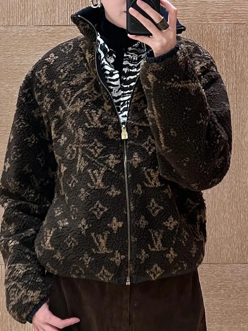 루이비통 모노그램 리버서블 플리스 블루종 1AKM2R