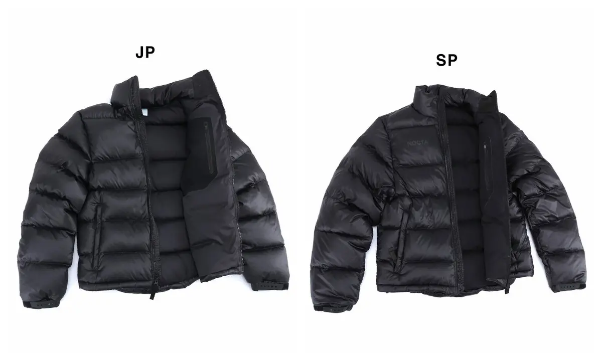 나이키 x 드레이크 녹타 푸퍼 패딩 블랙 참고자료