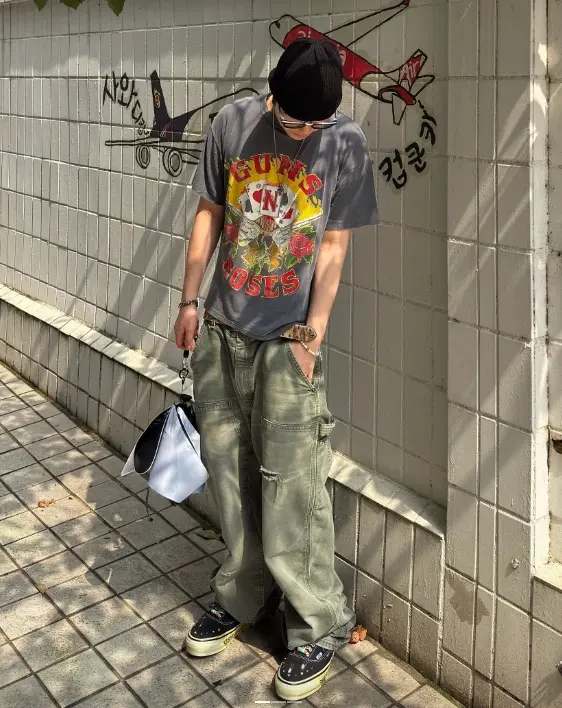 사토시 나카모토 x 반스 에라 95 럭키 참스 블랙 정품 참고 이미지